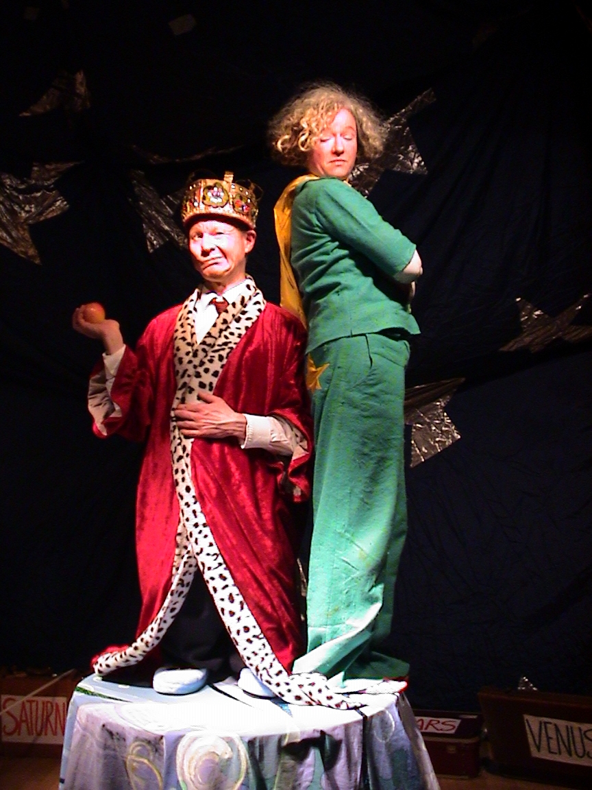 Claus Franke & Bianca Oostendorp als König und kleiner Prinz